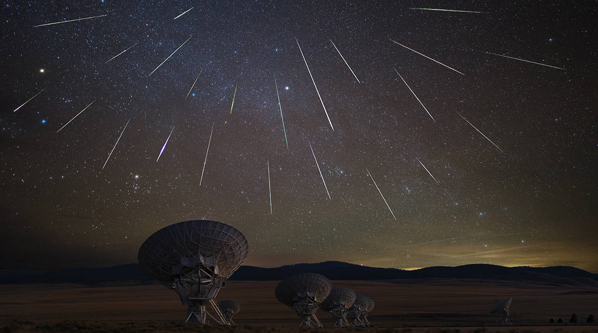 Como assistir ao pico da chuva de meteoros Geminídeas