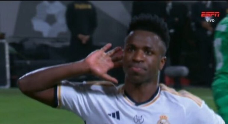 O atacante Vinicius Junior tem frequentado assiduamente as manchetes na imprensa espanhola por suas jogadas de brilho em campo e também por situações polêmicas. - Foto: Reprodução/ESPN