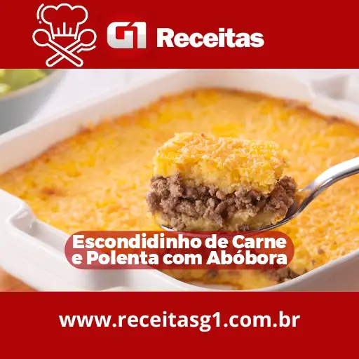 Escondidinho de carne e polenta com abóbora