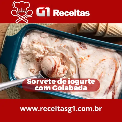 Sorvete de Iogurte com Goiabada