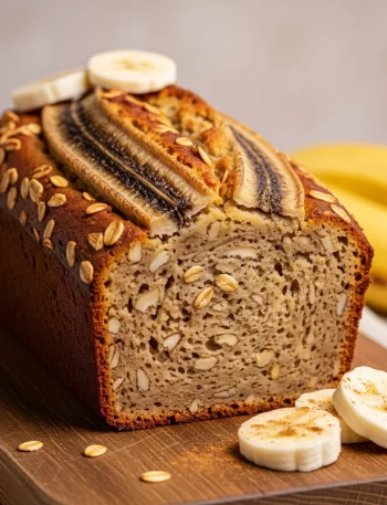 Bolo de Banana com Aveia sem Oleo