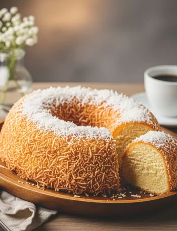 Receita Bolo de Aipim com Côco no Liquidificador