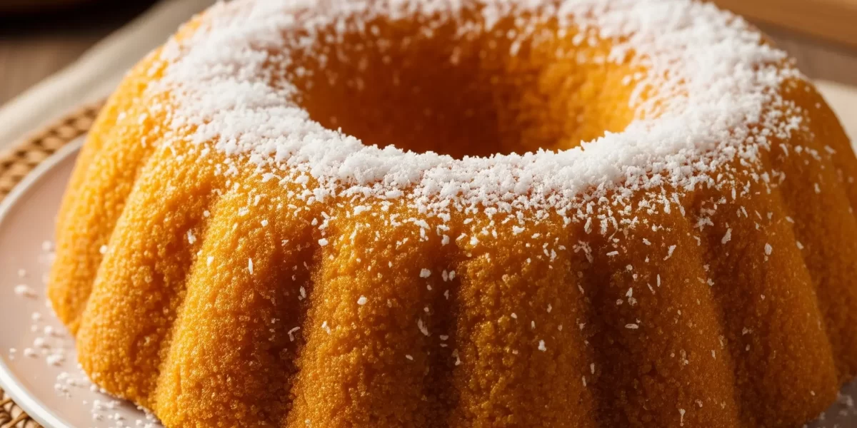 Bolo de Aipim de Liquidificador