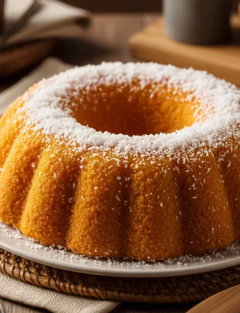 Bolo de Aipim de Liquidificador