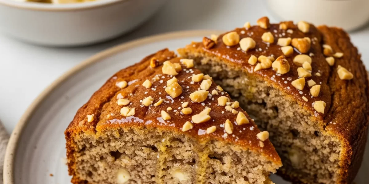 Bolo de Banana com Aveia e Whey