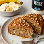 Bolo de Banana com Aveia e Whey