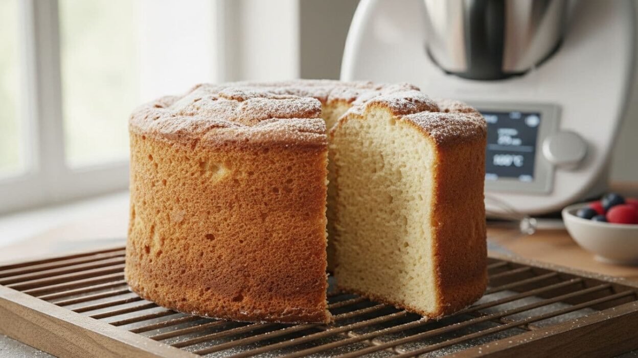 bizcocho esponjoso thermomix